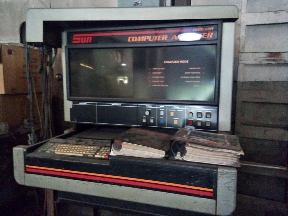 ALLEN computer TEST CENTER Engine ANALYZER FRAME BOOM ONLY PARTS CABLES PROBE S