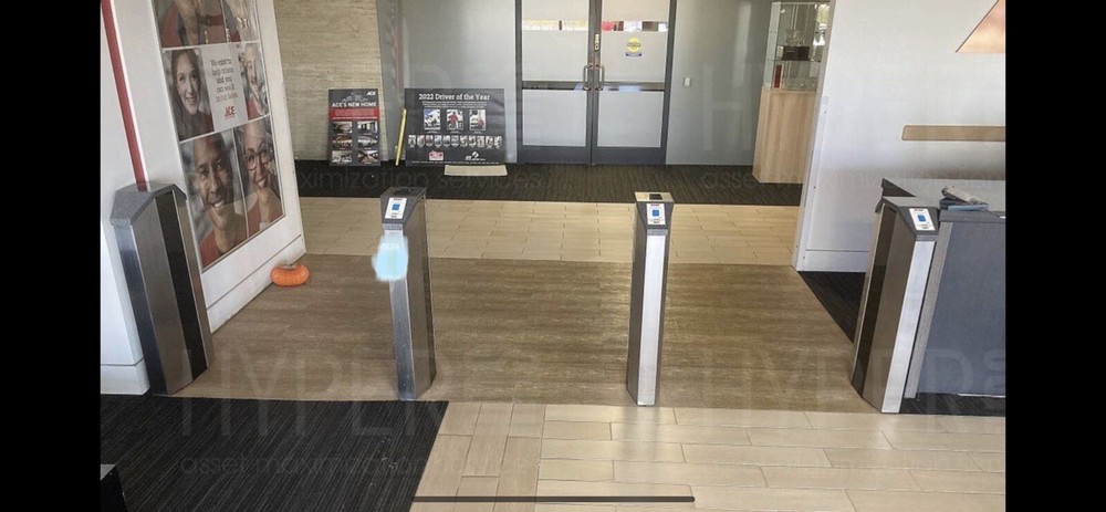 4-Designed Security Inc ES8500 MID SIZED OPTICAL ACCESS CONTROL TURNSTILES