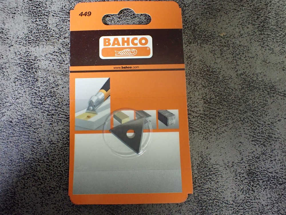 NEW Bahco 449 1" Triangle Replacement Scraper Blade (BN295)
