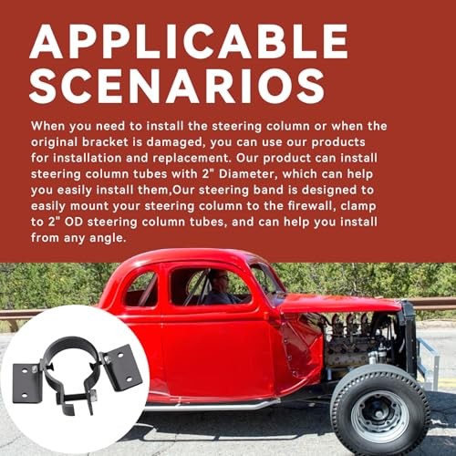 S83022A 2'' Lower Steering Column Mount Compatible with 2'' Diameter Steering