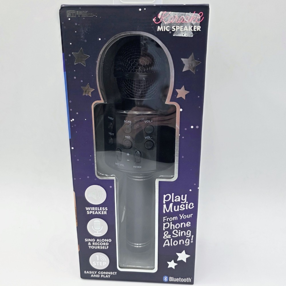 Simply Tech Karaoke Party Bluetooth Microphone Speaker