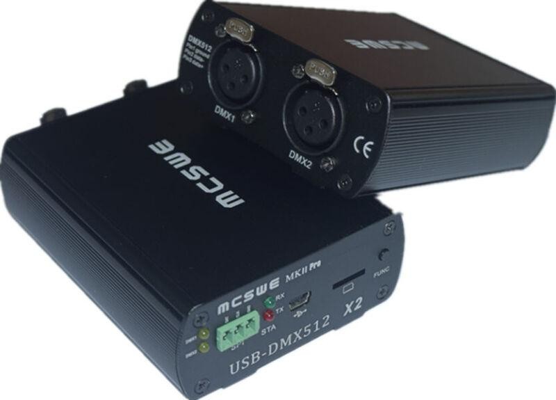 MCSWE DMX512 ArtNet Network Controller USB 1024 Channel Bidirectional 3D Console