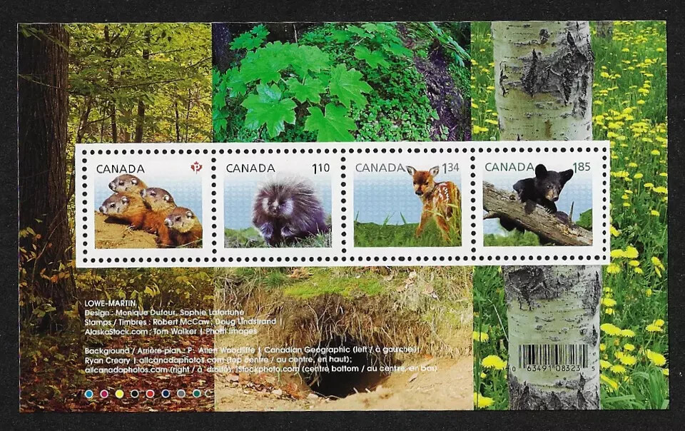 Canada - Scott 2602 - Baby Wildlife Definitives - 2013