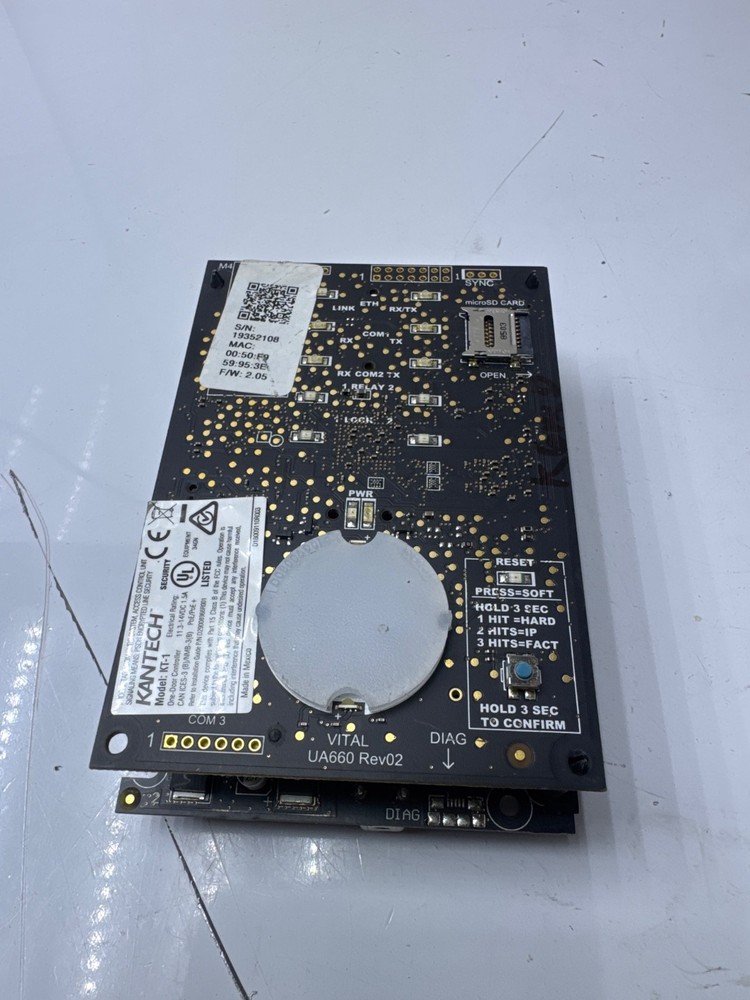 Parts for Kantech KT-1 Door Controller