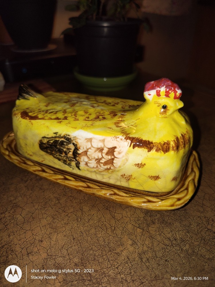 🐔 🧈 HEN ON NEST BUTTER DISH