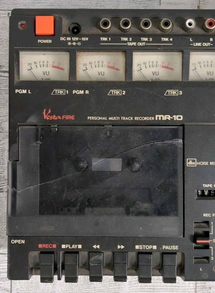 Vesta Fire MR-10 Personal Multi Track Cassette Tape Recorder - Untested