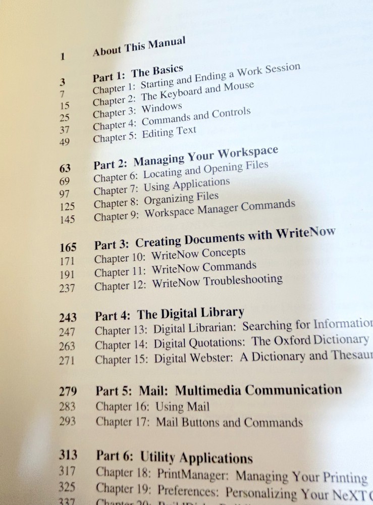 The Next User's Reference 1989 630 pages