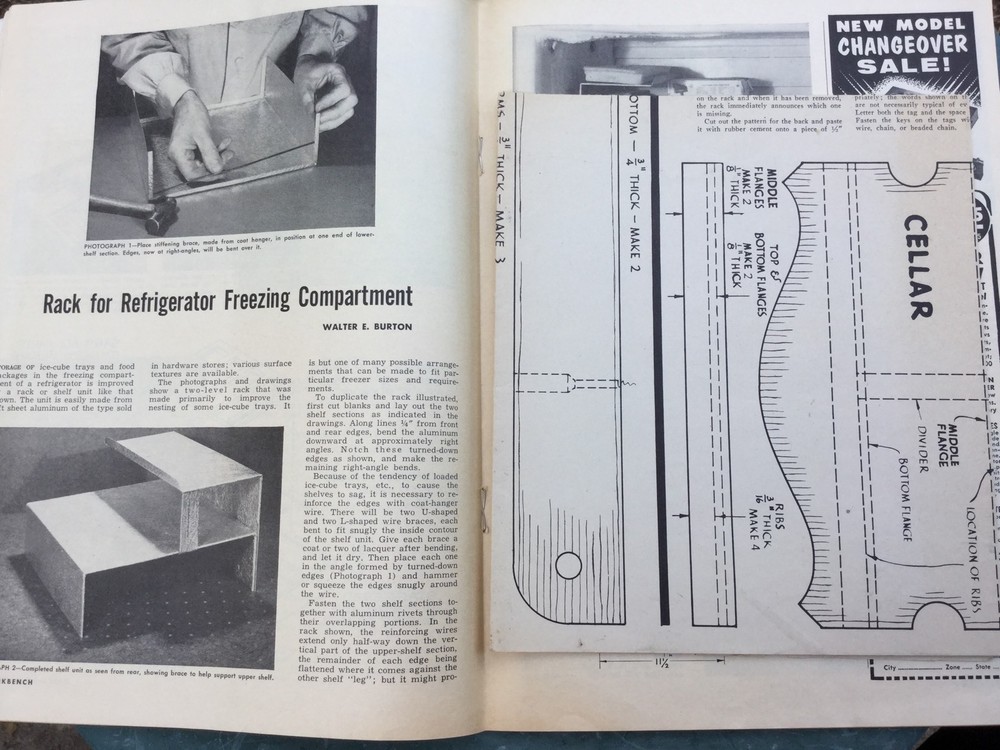 Vintage 1959 Workbench Magazine