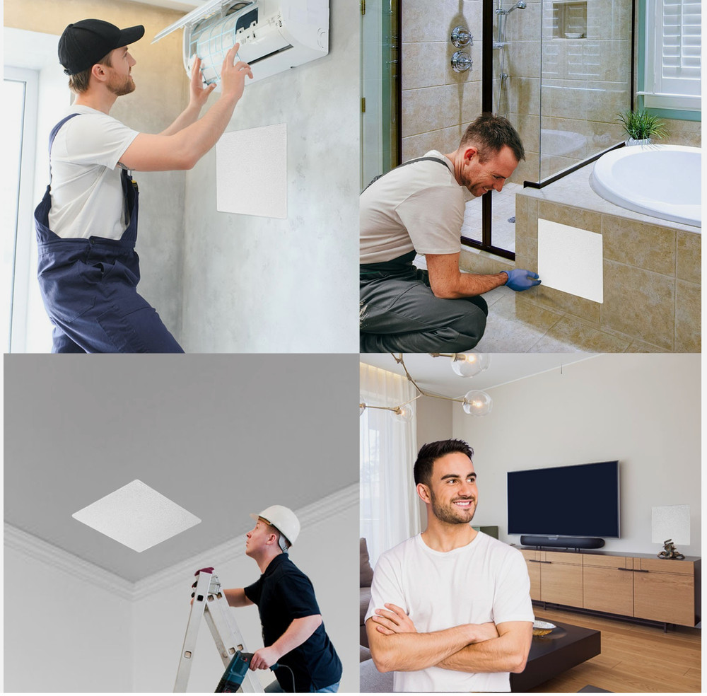 4 pack Morvat 6x6 Adjustable Spring Access Panel for Drywall & Ceiling