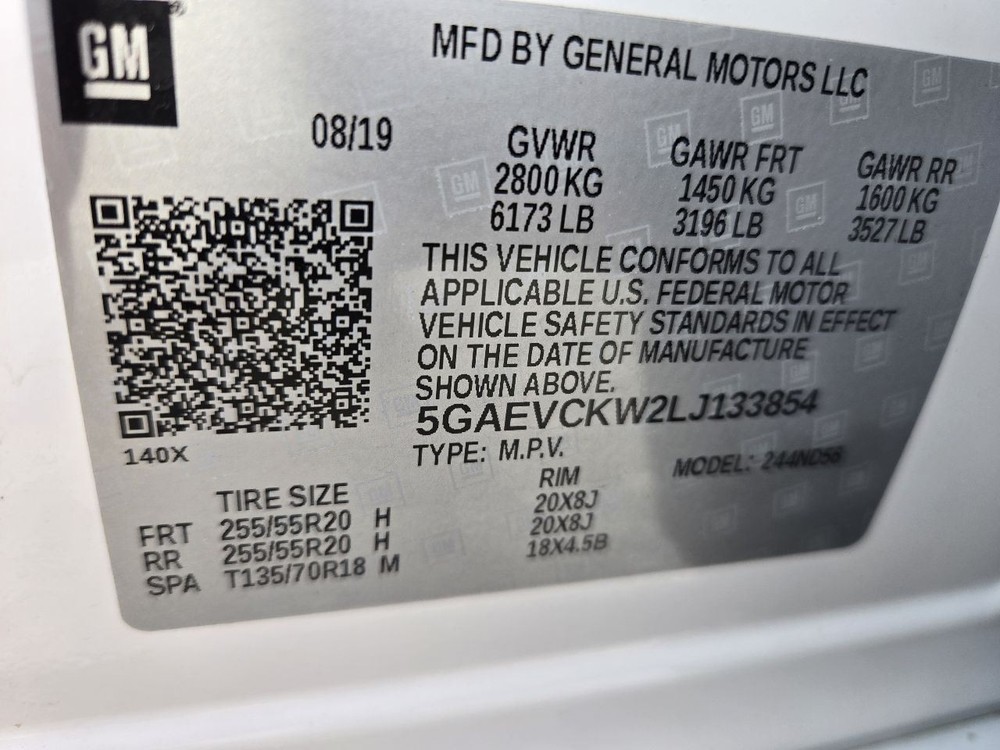 2020-2024 Buick Enclave Display and Control Panel