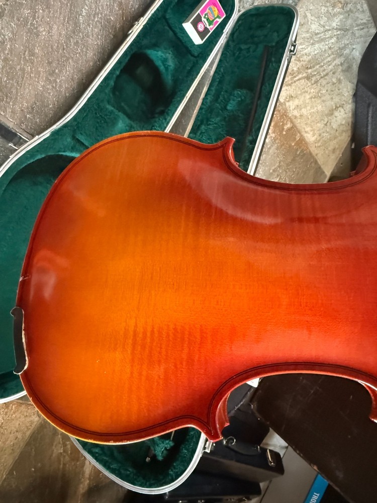 German Violin with case and bow, full size.