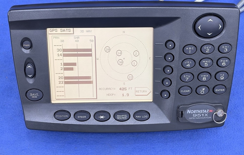 Northstar 951x DGPS / GPS Chartplotter Display - Fully Tested & Working