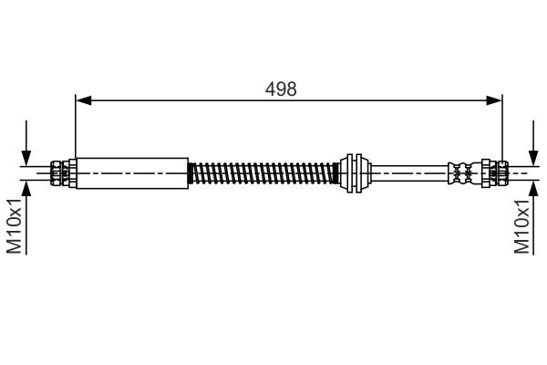 Brake Hose BOSCH 1987481711