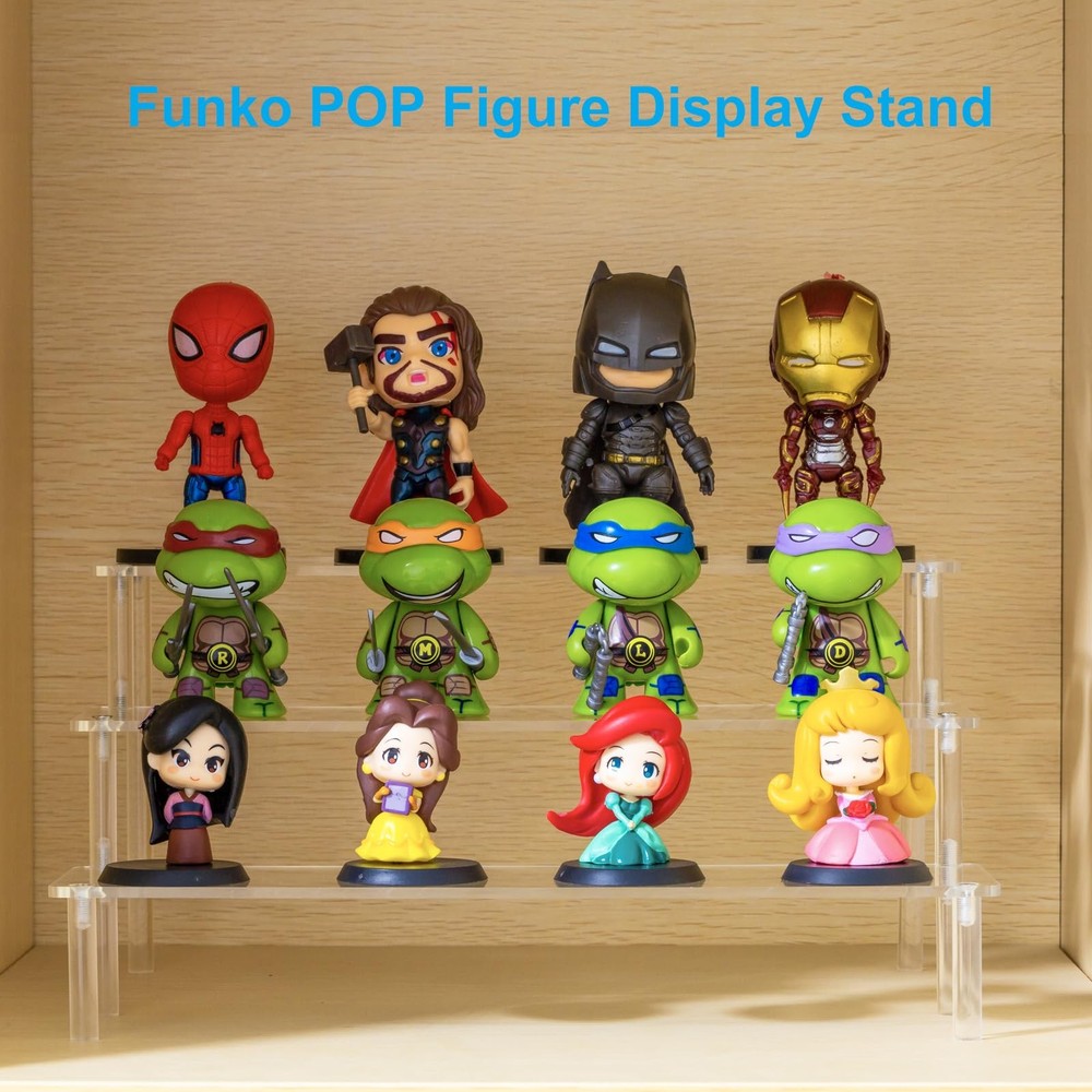 Large Acrylic Display Risers, Perfume Stand Organizer, Clear Acrylic Shelf Ri...