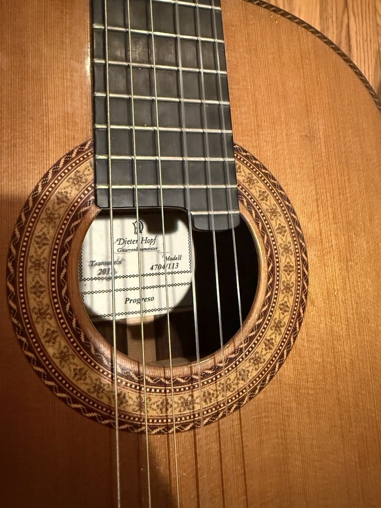 Deitor Hopf 2013 Progreso Double Top Classical Guitar Cedar Model 4704/113