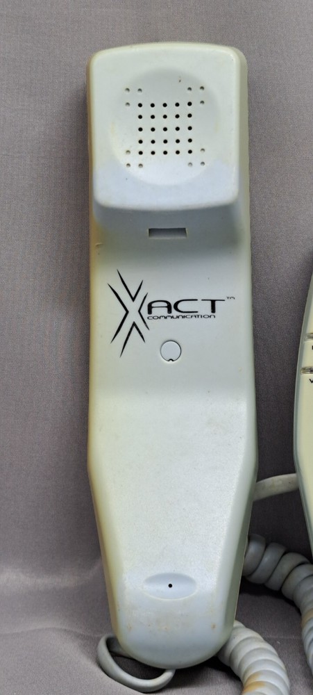 90s ACT Communication Touch Tone Dial Corded Telephone UNTESTED