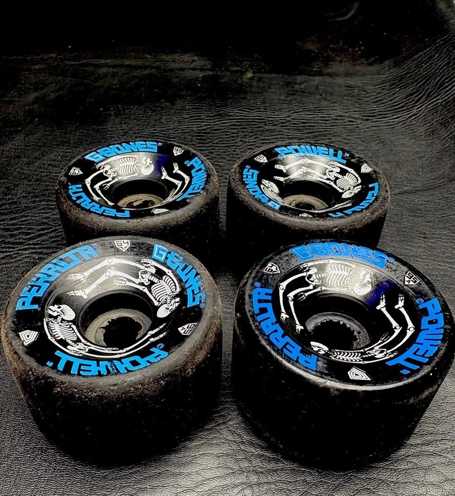 VINTAGE Powell Peralta G-Bones Black Wheels