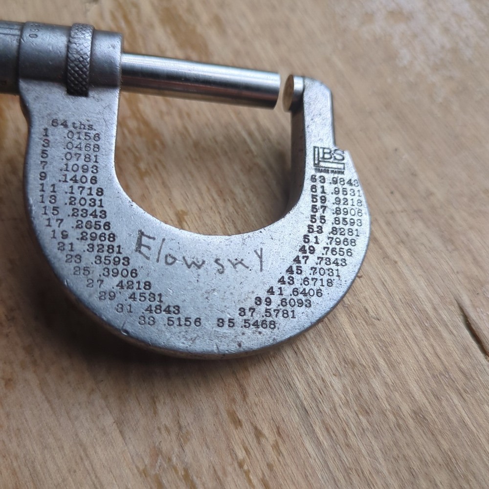 Brown & Sharpe # 13 Micrometer Locking
