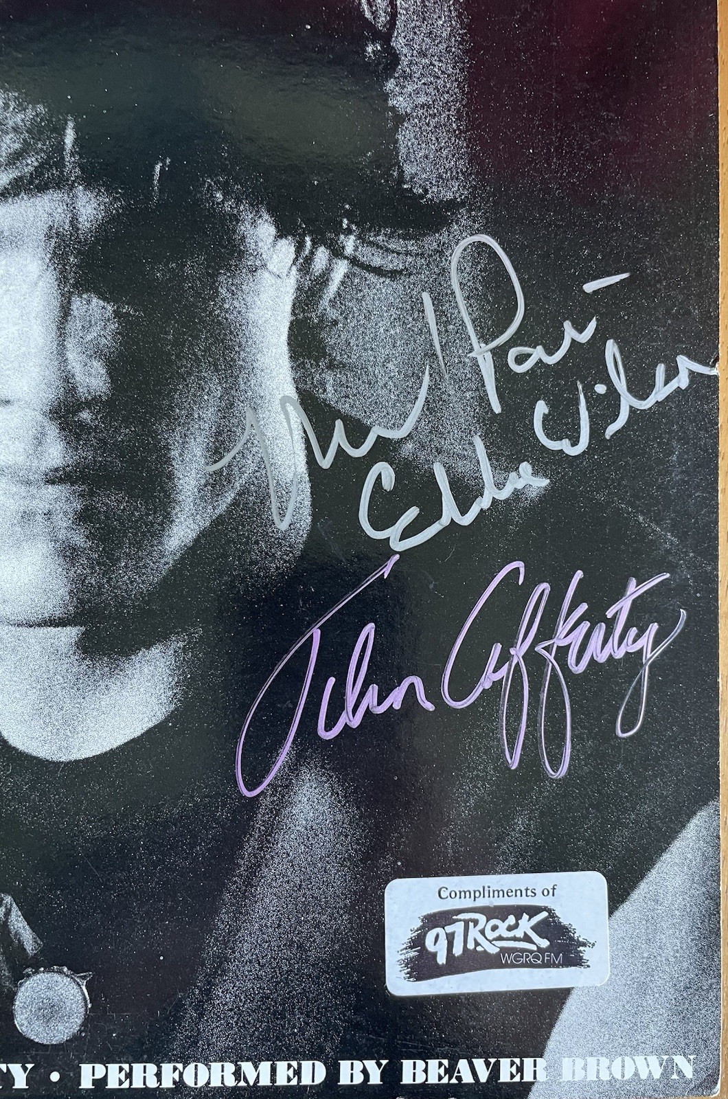 Eddie & The Cruisers Soundtrack Vinyl LP John Cafferty & Michael Pare Autographs