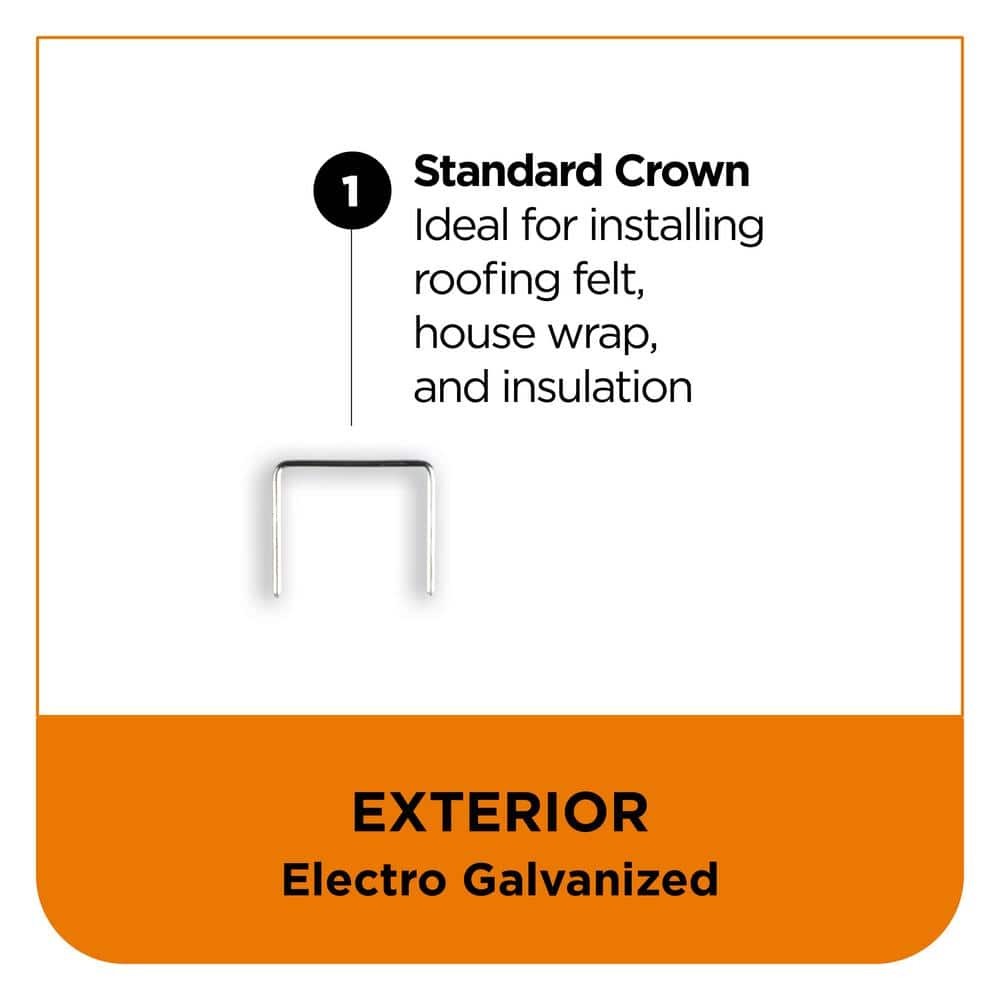 3/8 in. A-11 Galvanized Steel Staples (5000-Count)