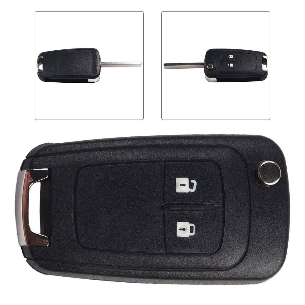 Replacement Folding Key Shell for Opel Astra J Corsa E Includes 2 Buttons