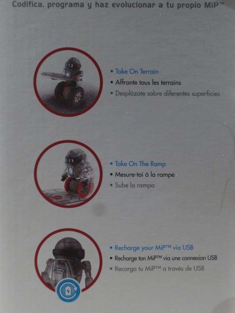 WowWee CODER MiP Bluetooth Programmable STEM-based Toy Robot *NEW*