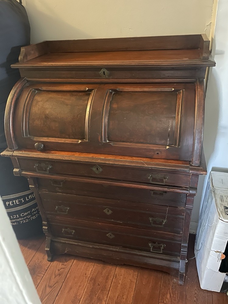 Antique Roll Top Desk