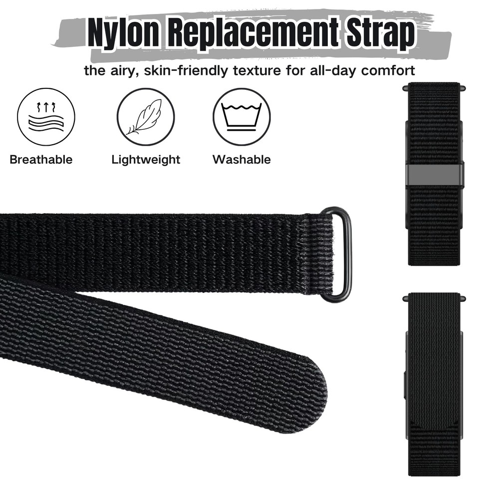Bicep Bands Compatible with Hume Band, Nylon Loop Replacement Strap, Soft Bre...