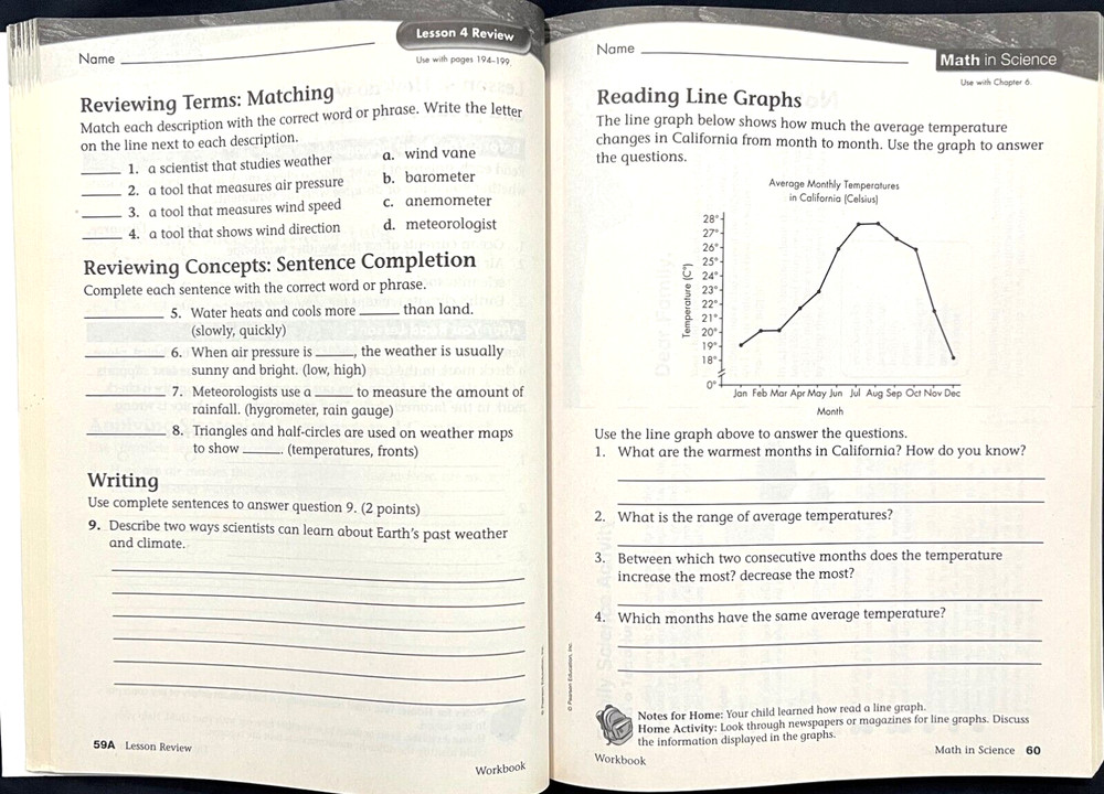 4th Grade - SCIENCE - STUDENT WORKBOOK EDITION (2006, Scott Foresman)