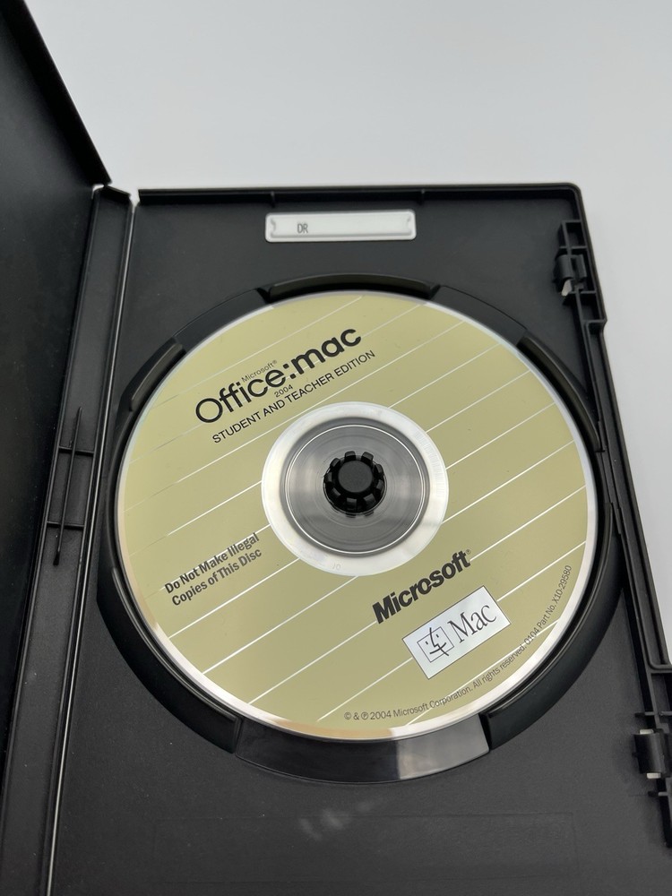 Microsoft Office 2004 APPLE Mac Student and Teacher Edition