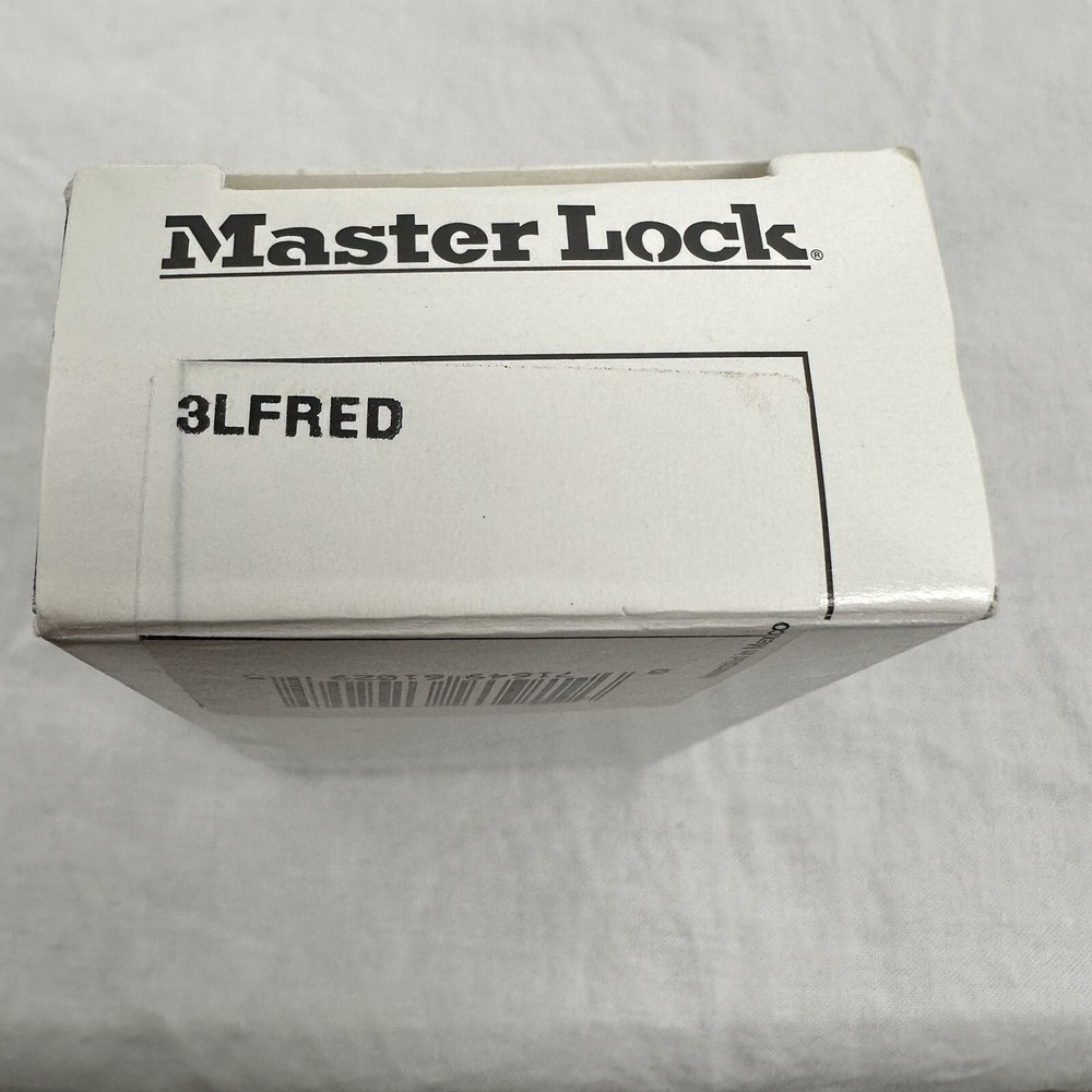 Master Lock Commercial 3LFRED Hardened 1 Key Tough Under Fire