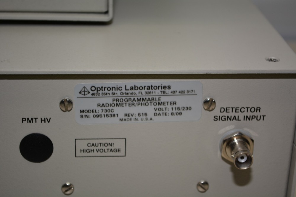 Optronic Laboratories Variable Intensity Ultraviolet Integrating Sphere 440-8-OH