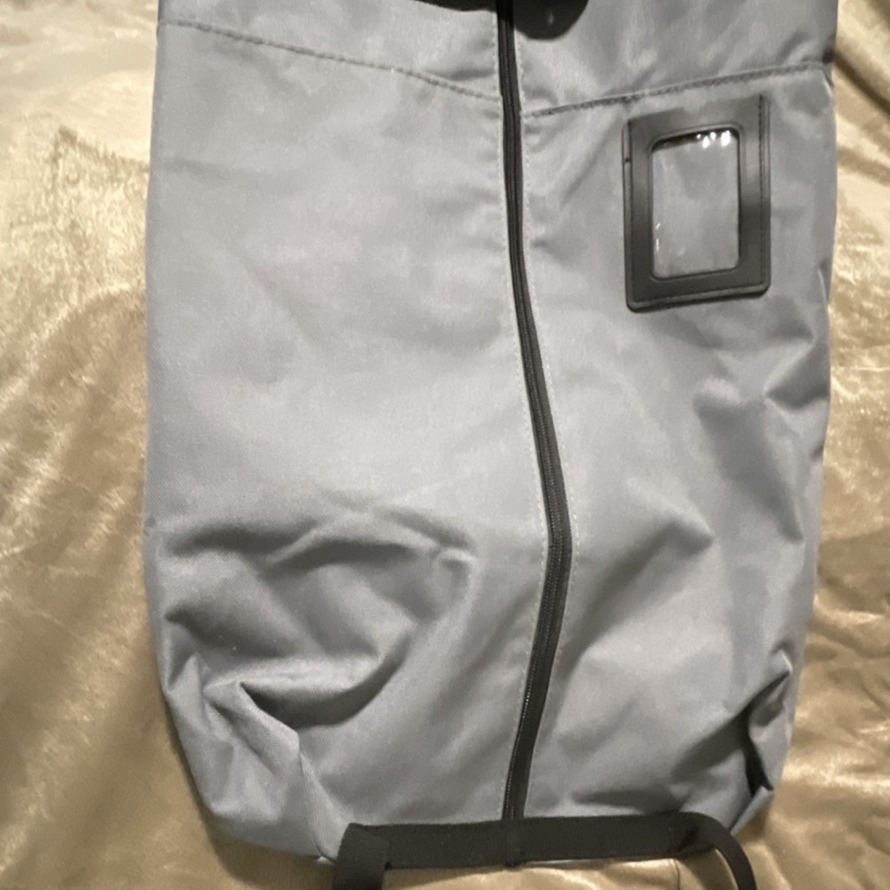 TURNWAY Gray & Black Ski Bag Polyester Zip Carry Handle Shoulder Strap Winter