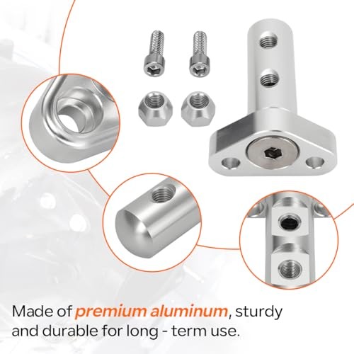 Aluminum Double Stud Throttle Cable Bracket For GM Throttle Body with 3"