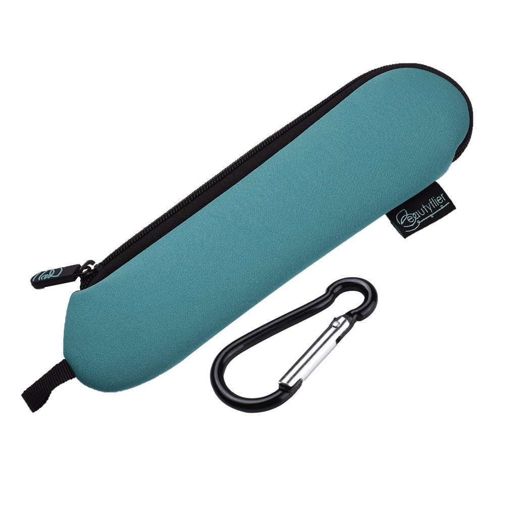 Neoprene Flatware Tableware Bag 3mm Thick Collapsible Cutlery Pouch for Trave...