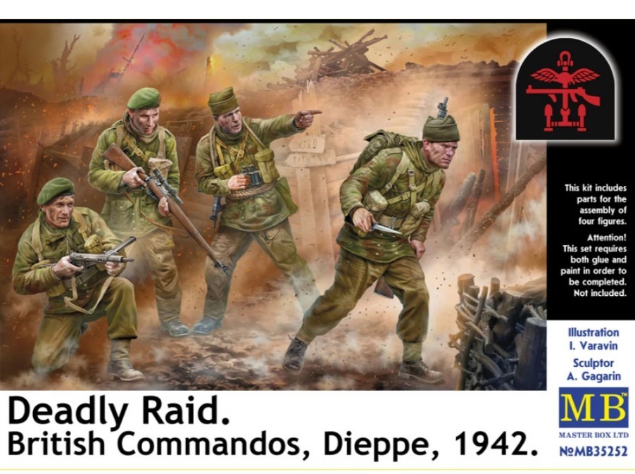 Master Box 35252 1/35 Deadly Raid. British Commandos, Dieppe, 1942