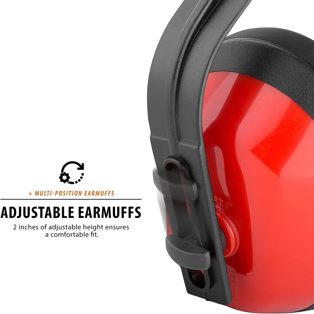 Safety Ear Muff, ANSI S3.19 Approved, 10-Pack