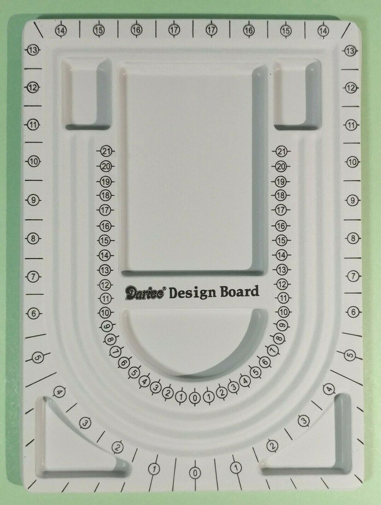 14 Piece Jewelry Making Kit Bead Board w/ Cover Tools Beading Cord String Stash