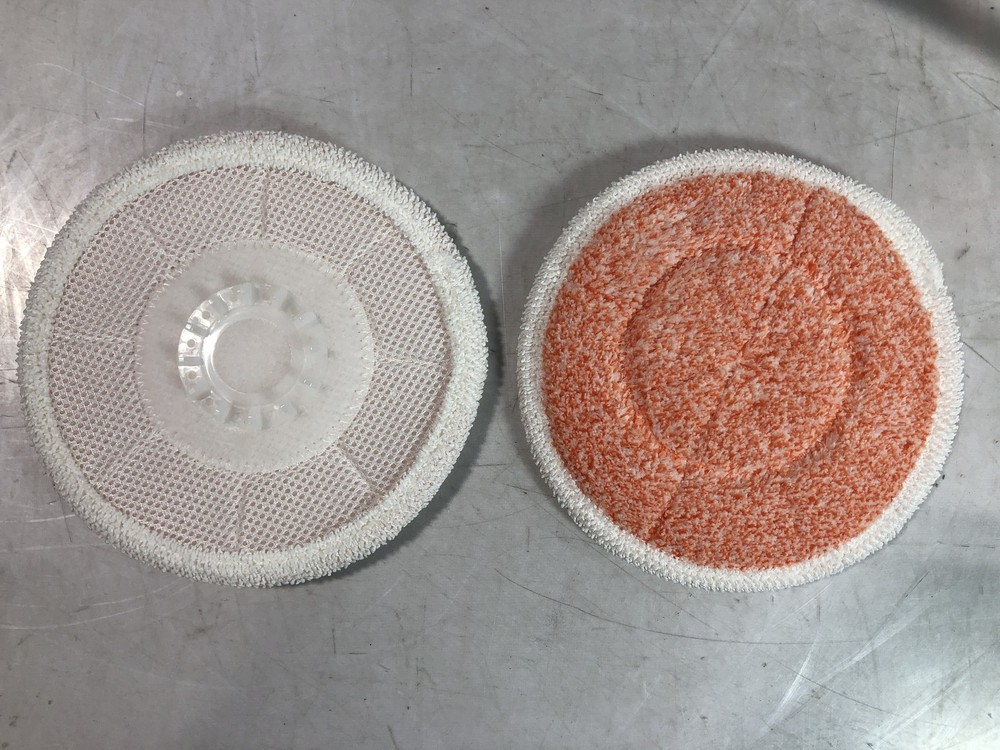 H2O Mop Dual Buff Set 2 Scrubbing Cloths Replacement Pads