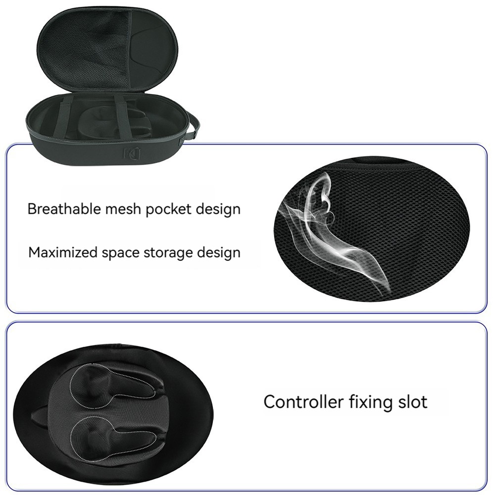 Travle Carrying Case Storage Bag for Quest 3 VR Headset & Controller Accessories