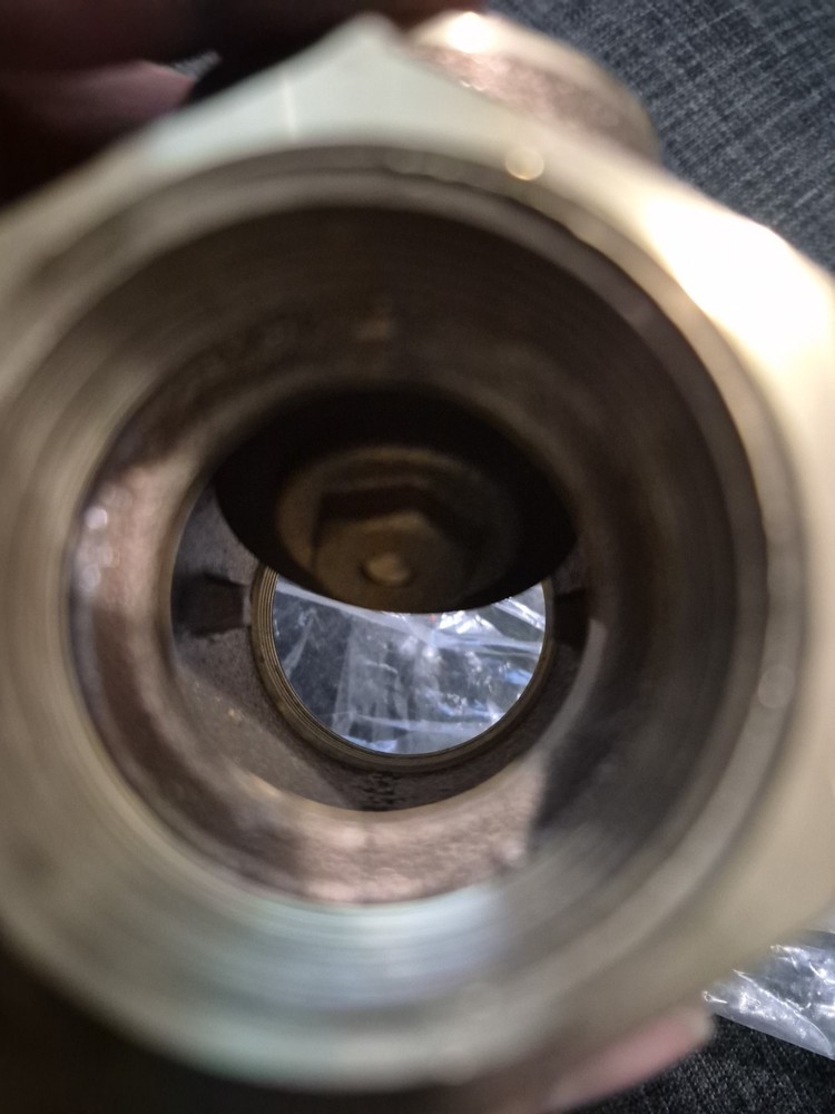 Check Valve 1-1/4" Rubber Seat Brass