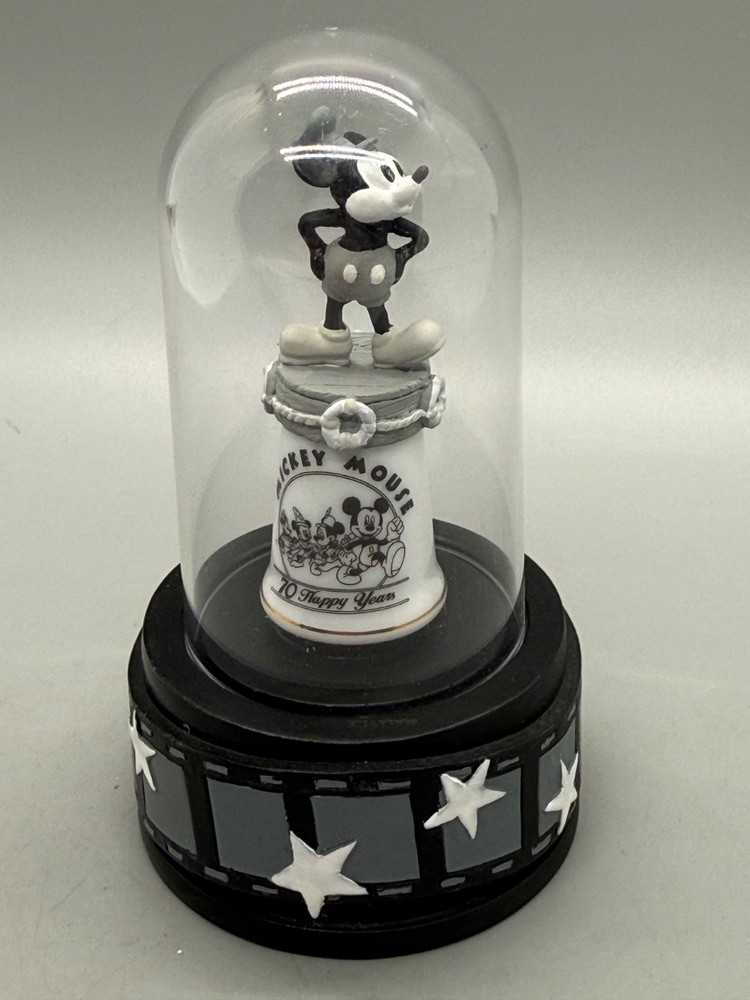 THIMBLE Disney Mickey Mouse 70th Anniversary Happy Years Thimble