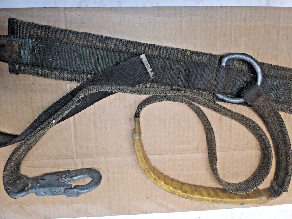 VINTAGE! AMERICAN SAFETY LINE, SEQUIM, WA., FALL ARREST SYSTEM