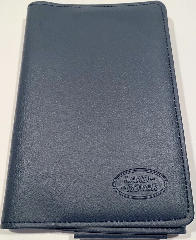 LAND ROVER LEATHER CASE FOR OWNERS MANUAL OPERATORS USER GUIDE WALLET