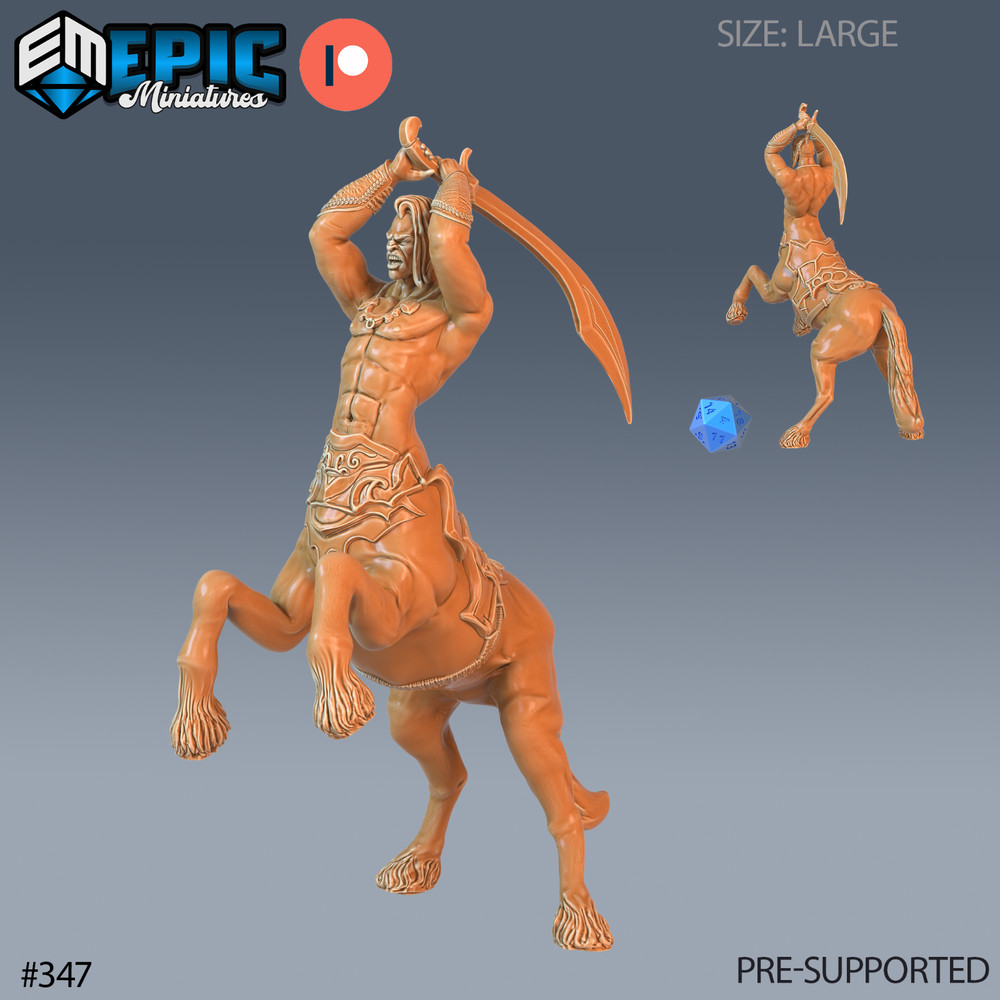 Centaur B | Epic Miniatures | RPG D&D Pathfinder Wargaming