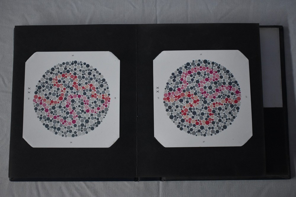 38 Plate Ishihara Test Book for Color Blindness Testing