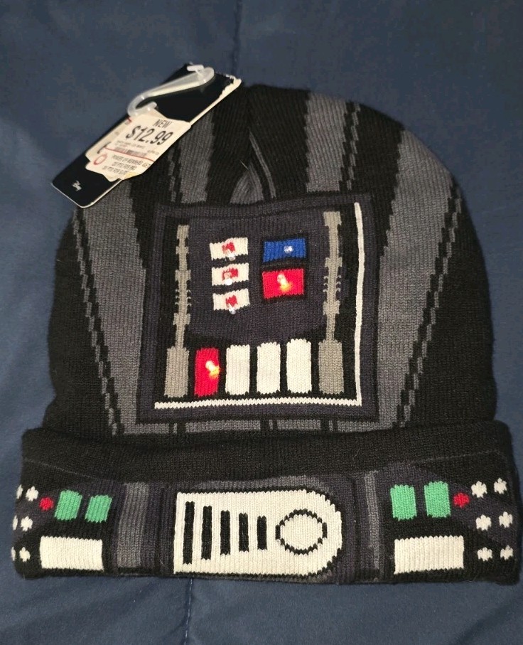 Darth Vader Lights Up Winter Beanie Hat