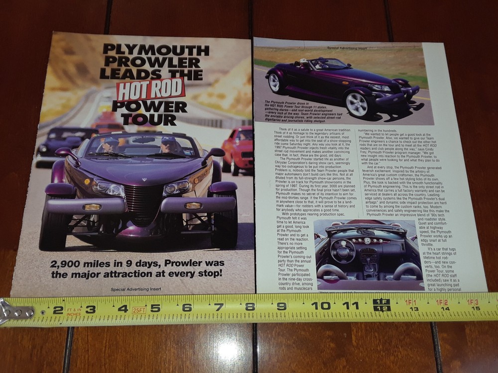 PLYMOUTH PROWLER ORIGINAL 1996 ARTICLE