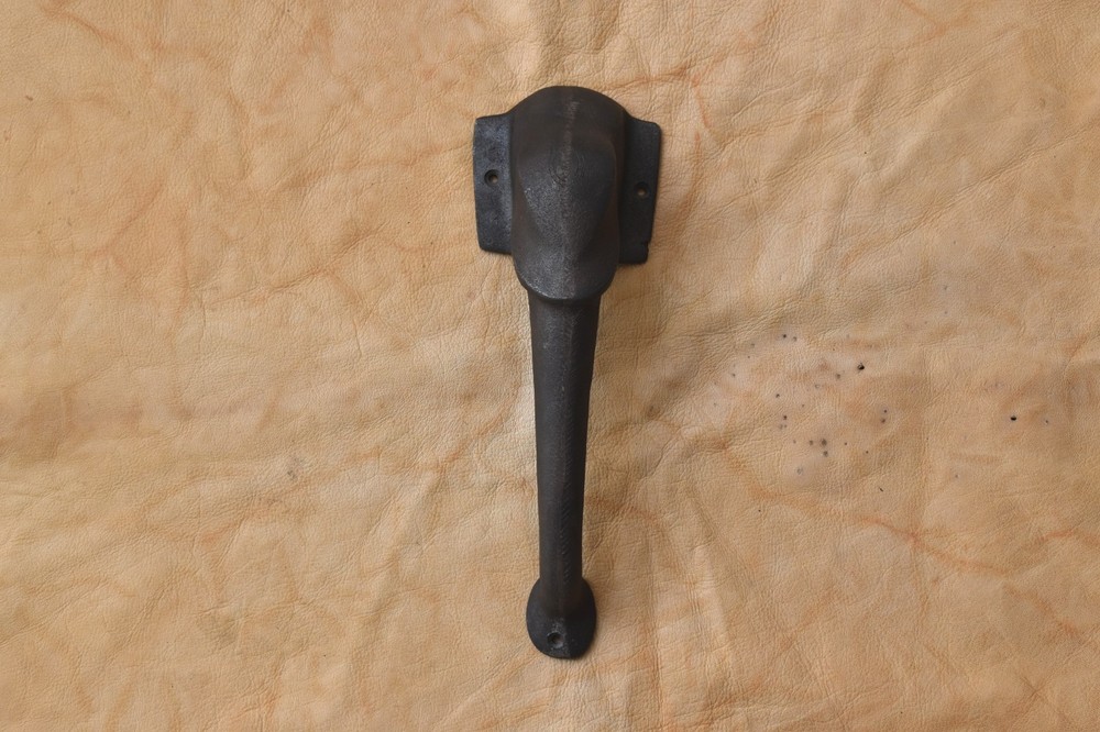 Cast iron door gate Elephant Face handle vintage style Front Door pull handle