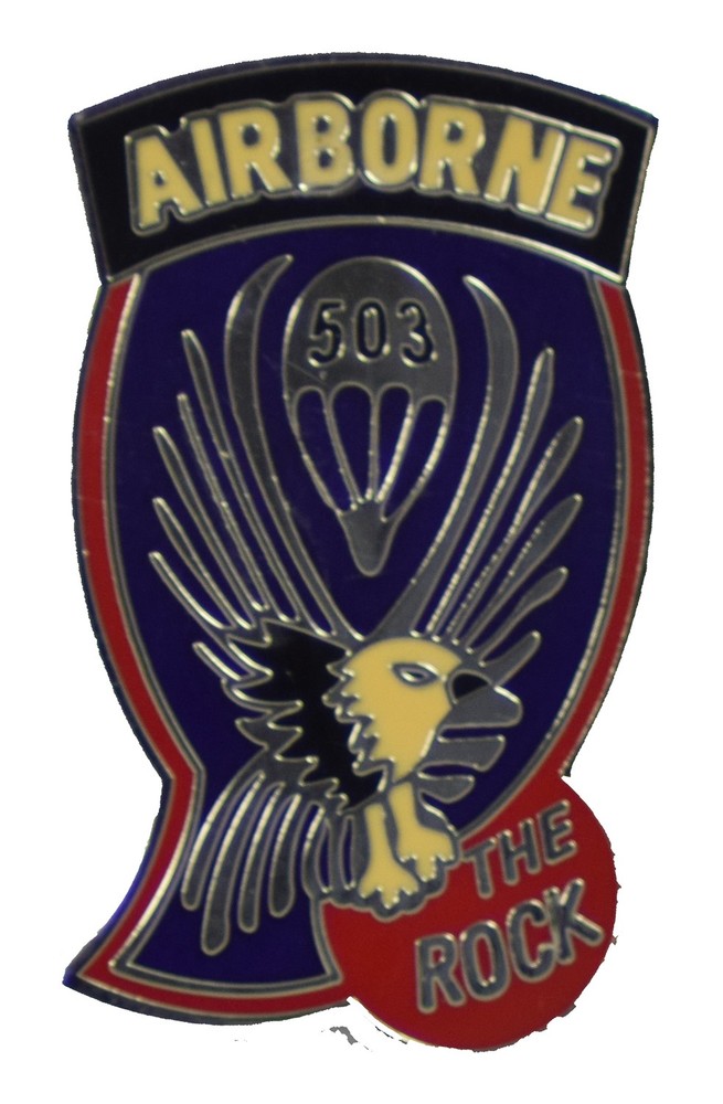 503RD AIRBORNE INF RGT HAT PIN